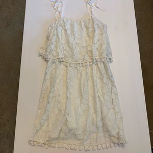 Lace and tassel dress